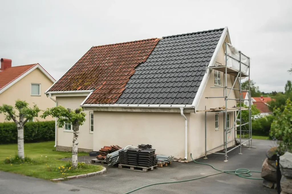 juni r r tt tid f r takbyte tecken materialval och vad villa gare b r t nka p