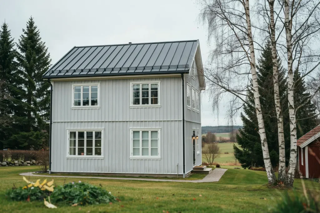 takoml ggning och till ggsisolering p villa i ronna