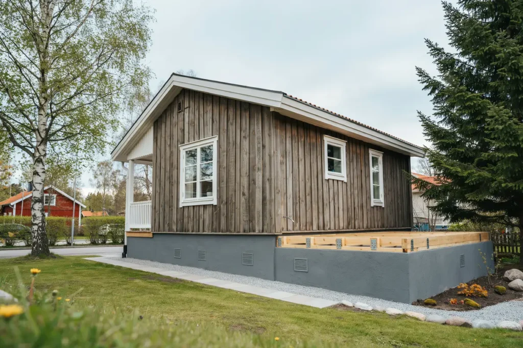 renoverad krypgrund och torpargrund med f rst rkt bj lklag i j rna s dert lje