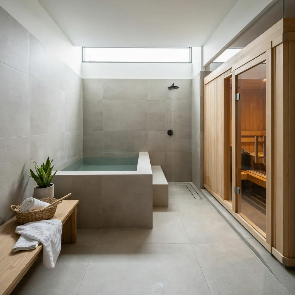bygga relaxavdelning spa anlaggning sodertalje